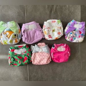 Cloth Diaper Bundle All In Ones - Velcro Hool & Loop Closure